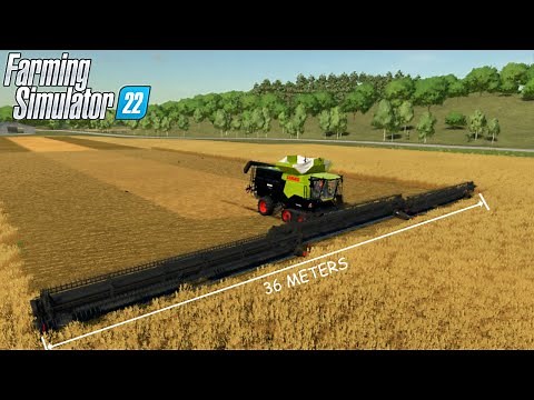 Farming Simulator 22 - CLAAS LEXION 8900 SPECIAL Mega Combine 100.000l And Grain Header 36 Meters