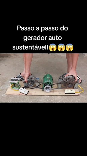 Como construir um gerador auto sustentável - Passo a passo