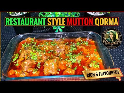 Restaurant Style Mutton Korma Recipe | Soft, Juicy & Flavourful