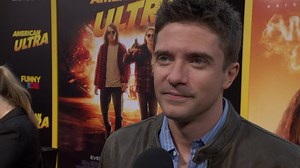 Topher Grace Chats At 'American Ultra' Premiere