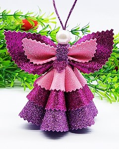 Low Cost Angel Making 🎄 Christmas #Tree Decorations With Angel 🎄 #DIY Christmas Decor #angels #Christmas #christmasdecor #merrychristmas | Origami Art & Crafts