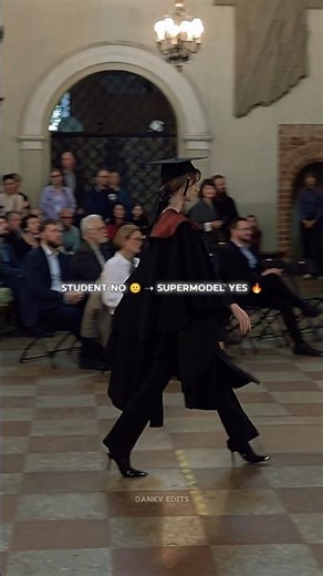 Student No 😐 ➝ Supermodel Yes 🔥 Graduation Glow Up 💯 #Shorts