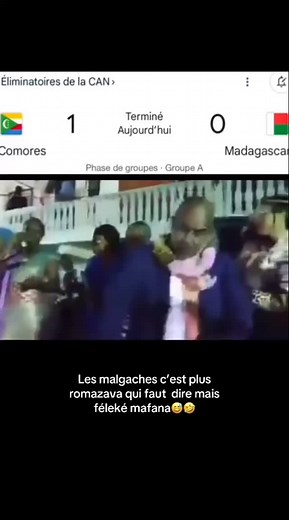 BEAUTÉ COMORIENNE 🇰🇲🇾🇹🇨🇵🎋 on Instagram: "La malédiction 🇰🇲 ⚔️ 🇲🇬 vient d'être enfin brisé . FT': Comores 🇰🇲 1 - 0 🇲🇬 Madagascar #VeriPiya #COMMAD 💚🇰🇲 . . . . #VeriPiya #AFCON2025Q #Coelacanthes #Comores"