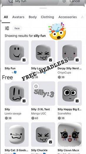 How To Get Free Headless...🤯🥶 #roblox #freerobux #avatar