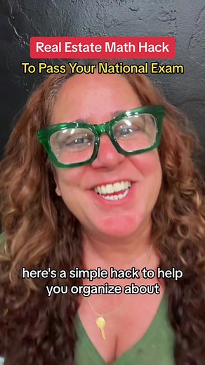 😎 Hacks to help you crush the math section of your national real estate exam. 📚 📐 T-Method video here 👉 @Just Call Maggie #realestateexam #mathproblems #buyerchart #realestatemathhacks