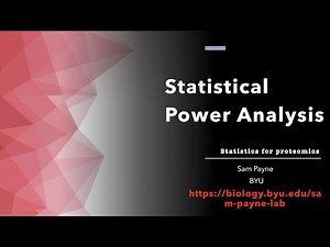Statistical Power Analysis | Statistics for proteomics