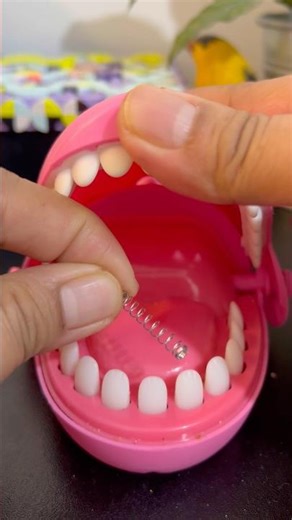 Angry shark eating used spring #spring #asmrsounds #satisfying #viralshort #shortvideo