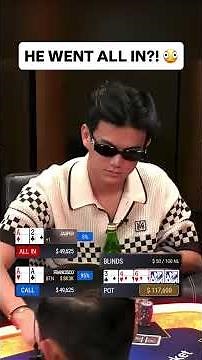 ALL IN FOR NO REASON 😵 #poker #casino #pokerhands