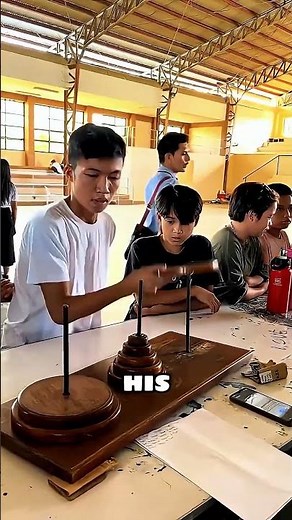 He Solved the Impossible Tower of Hanoi in 3 Minutes #mindblown #challenge