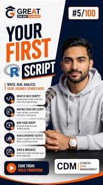 Your First Clinical R Script in 60 Seconds | SDTM Demographics Tutorial