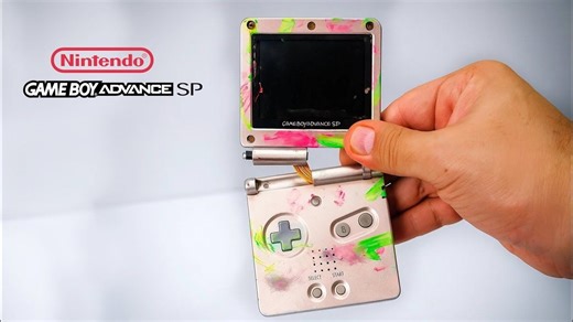 【4K60帧】垃圾成色 Game Boy Advance SP 掌机修复翻新 | 作者：Restoration EG