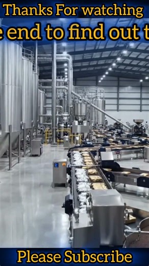 How Instant Coffee Is Made In Factory ☕️🏭 #shorts