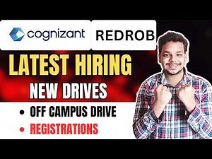 Cognizant Hiring Drive | Off Campus Drive for 2026-2022 Batch | Freshers Hiring | Latest Jobs