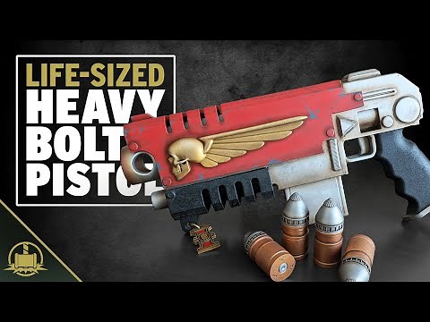 Creating a full size bolt pistol replica!