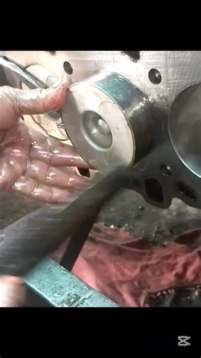 Piston install in cylinder block