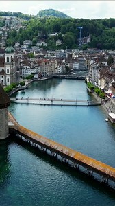 Lucerne’s Chapel Bridge: A drone journey through Swiss history