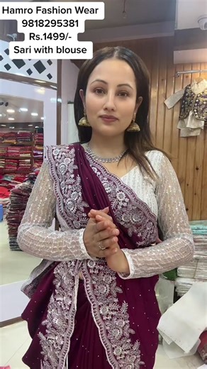 Hamro Fashion Wear: Elegant Silk Saris and Blouses