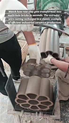 How Multi-Hole Clay Bricks Are Extruded in a Factory