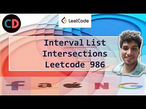 Interval List Intersections | Leetcode 986 | Live coding session 🔥🔥🔥🔥