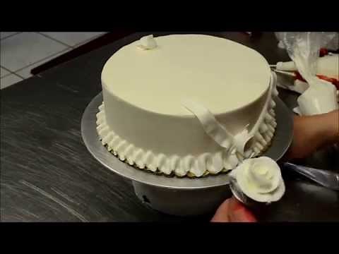 How to decorate simple birthday cake in minutes
