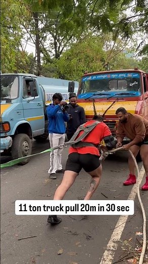 11 Ton Truck Pull Challenge | Unbelievable Strength & Grip Power! 🚛💥