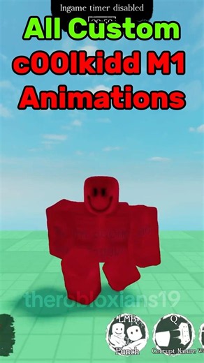 All Custom c00lkidd M1 Animations In Forsaken!!! #shorts #roblox #forsaken #fyp #viral