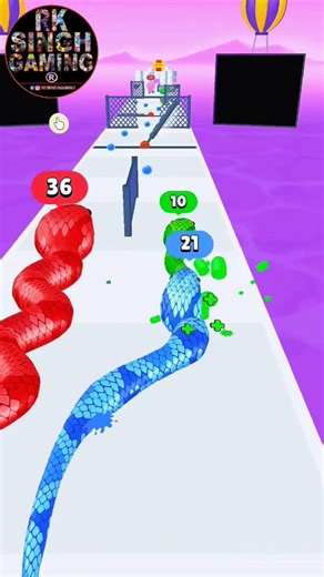 snake run 3d game part new play win #gaming #snakegame #funny