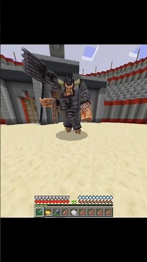 Minecraft EPIC Fight Against Piglin Monster