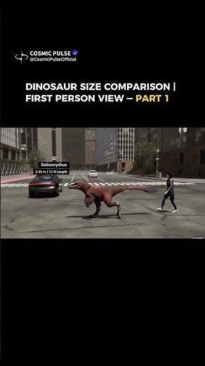 Dinosaur Size Comparison in First Person 🦖 | Part 1