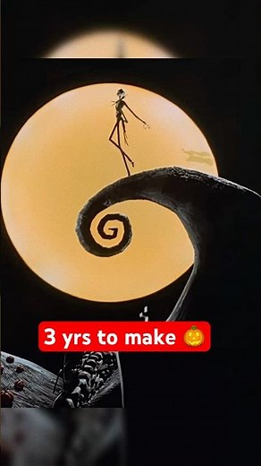 🎃 This Scene Took 3 Years to Animate… #halloween #timburtonmovies
