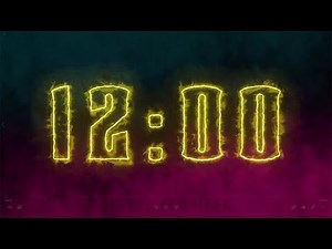 12 Minute Timer [⚡ Electric ⚡]