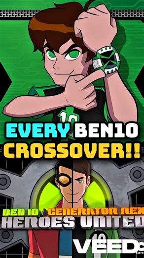 Every Crossover in Ben 10 #ben10 #bentennyson #ben10omniverse #shorts #cartoon #cartoonnetwork