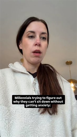 KRISTEN KNUTSON on Instagram: "Millennials: “Why can’t I relax?” Also millennials, raised by people who never sat down. #momsofinstagram #comedy #comedyskit"
