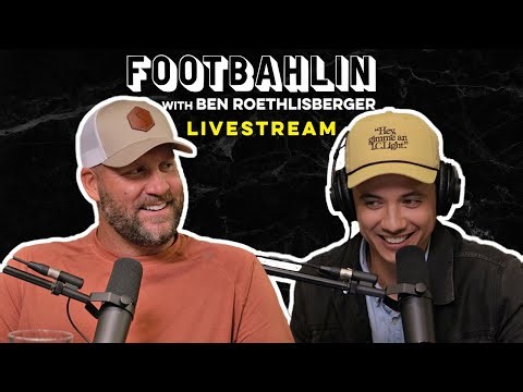 Big Ben watches Steelers vs Bills | Wild Card | Footbahlin Livestream