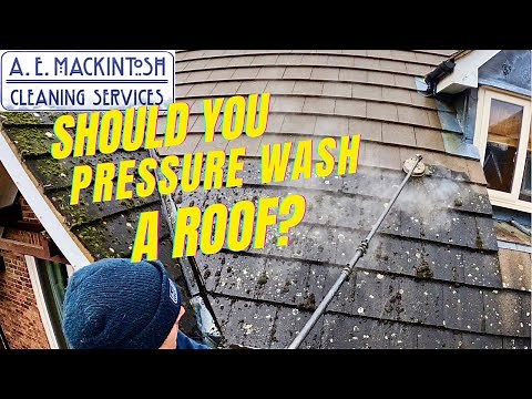 Should You Pressure Wash A Roof?