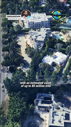 French Montana's $80 million mansion in Beverly Hills, California
