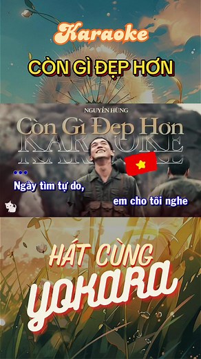 KARAOKE | CÒN GÌ ĐẸP HƠN Hết kháng chiến, nếu con còn chưa về Mẹ ơi vui lên, mẹ có đứa con anh hùng Đem thanh xuân gieo tự do cho đất nước Với con thế thôi, còn gì đẹp hơn? #congidephon #karaoke #nhạchaymỗingày #xuhuong #vietnam