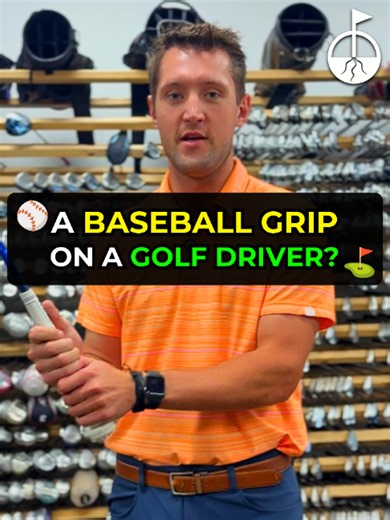 The ultimate crossover ⚾️ x ⛳️ Would you try this baseball grip on your driver? #Golf #GolfRoots #GolfTok #Baseball #Sports