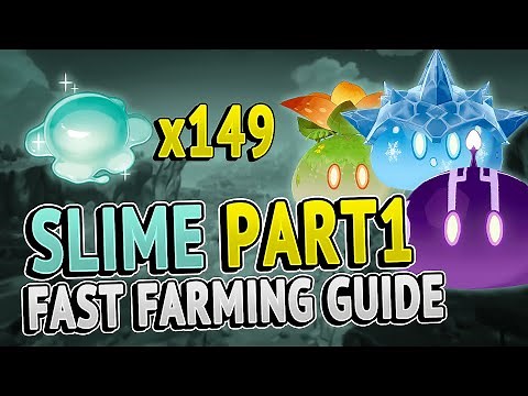 Slime 149 Locations Part 1 FAST FARMING ROUTE | Genshin Impact 2.4
