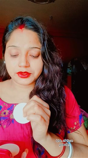 use of face powder
