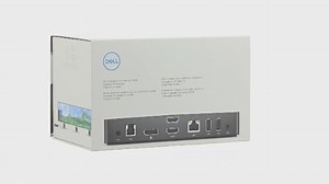 Dell D3100 Dockingstation, USB 3.0 Ultra HD Triple Video (DisplayPort, 2x HDMI, 6x USB, RJ45) Schwarz