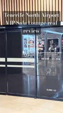 Tenerife North Airport VIP Sala Lounge #canaryislands #worthit #TFN #spain