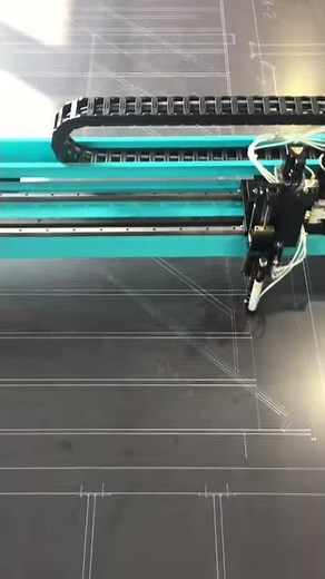 鉄板へのケガキ