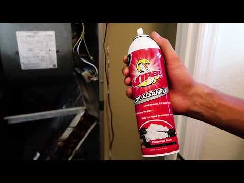 HVAC School - How to Clean an HVAC Slant Evaporator Coil in Place Using Viper Coil Cleaner