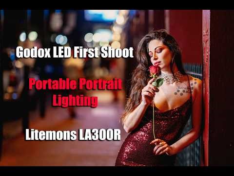 First Time Using Godox LED Lights! | Day & Night Photo Shoot in Iconic New Orleans- LA300R Litemons
