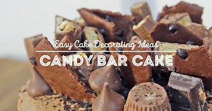You don't need to be an expert to decorate cakes! We used store-bought candy bars to make this show-stopping cake made for chocoholics. Visit our YouTube channel for more videos, recipes, and step-by-step guides: www.YouTube.com/Yummyph | Yummy PH