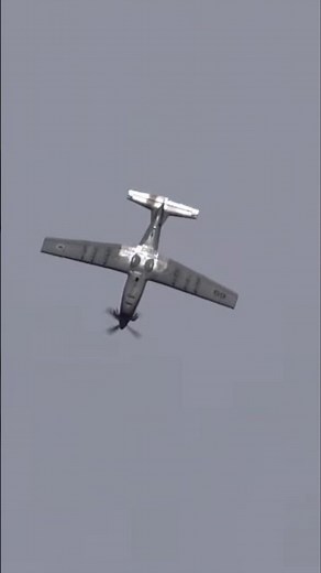 これが日本の次期初等練習機のベース T-6練習機の元であるPC-9の素晴らしい操縦性 複雑なスピンからも余裕の回復