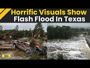 Texas Flood: Drone Footage Reveals Massive Flooding in Georgetown, Texas I World News I US News