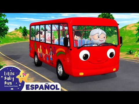 Las Ruedas del Autobús y la Barricada - Canciones Infantiles | Little Baby Bum en Español