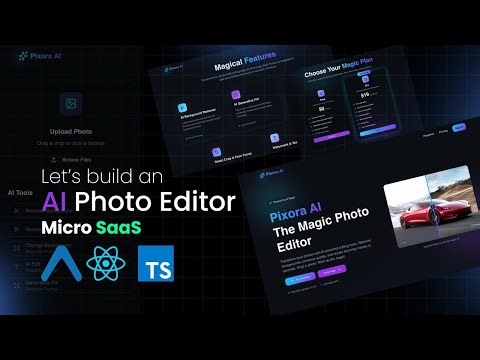 Let's Build an AI Photo Editor Micro SaaS with Next JS | Framer Motion | Stripe | ImageKit